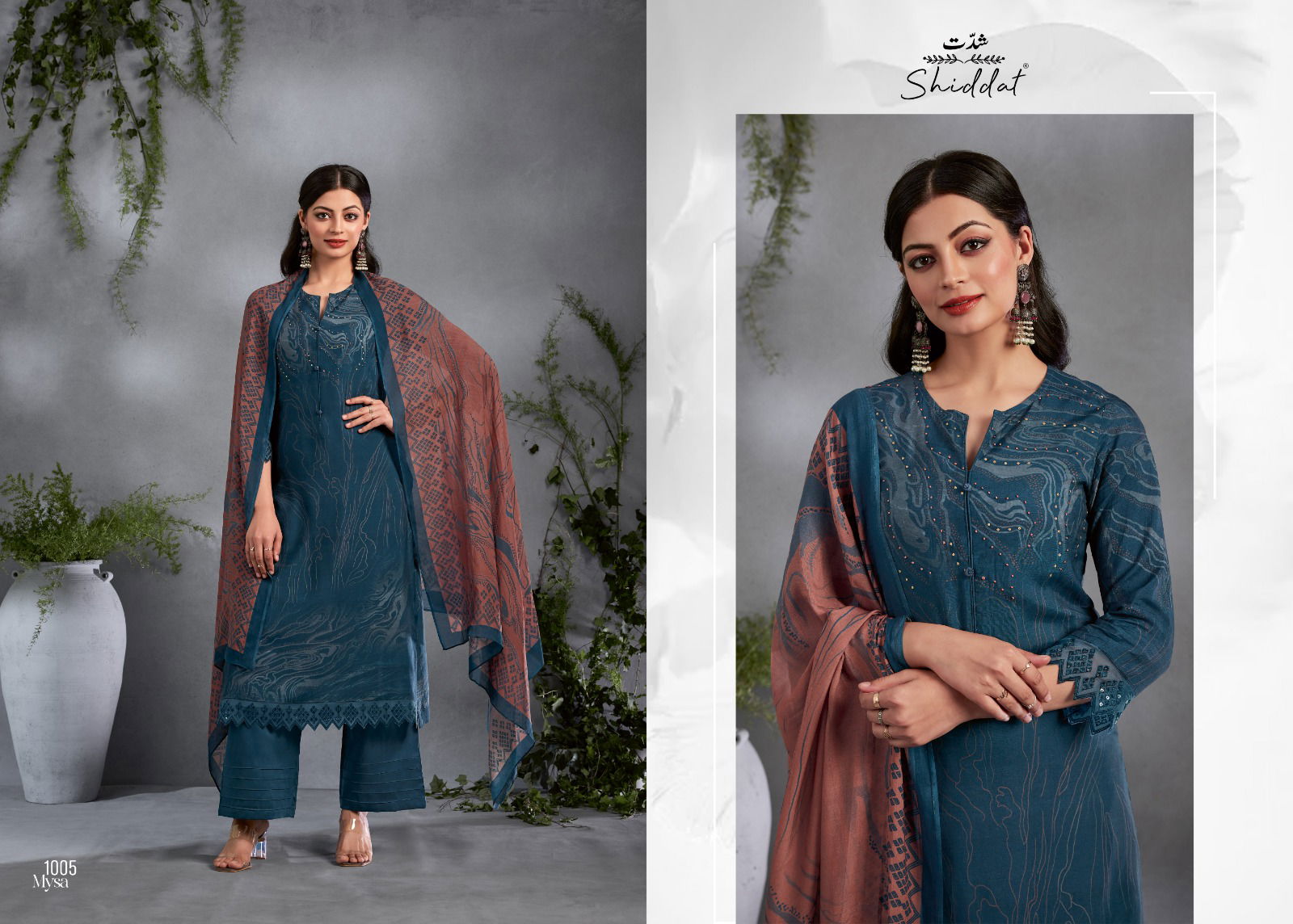 Mysa By Shiddat Modal SIlk Designer Salwar Kameez Wholesalers In Delhi